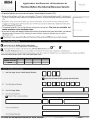 Form 8554 - Application For Renewal Of Enrollment To Practice Before The Internal Revenue Service