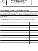 Form 8894 - Request To Revoke Partnership Level Tax Treatment Election