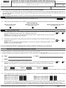 Fillable Form 8862 - Information To Claim Earned Income Credit After Disallowance Printable pdf