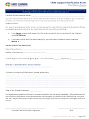 Fillable Child Support Verification Form Printable pdf