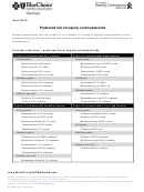 Preferred List Of Topical Corticosteroids - 2016
