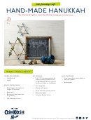 Dreidel Template For Hanukkah Printable pdf