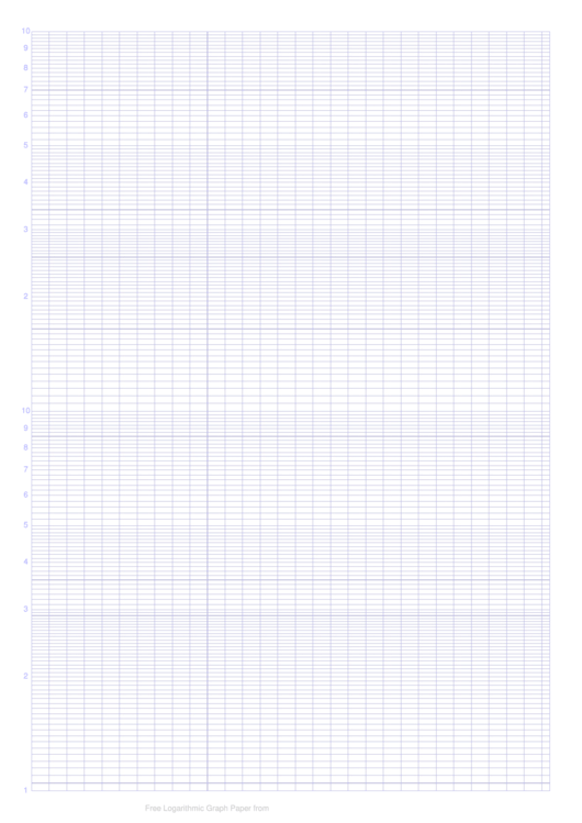 Logarithmic Graph Paper Printable pdf