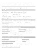 Osha Form 174 - Material Safety Data Sheet
