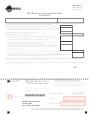 Montana Form Ext-fid-10 - Extension Payment Worksheet - 2010