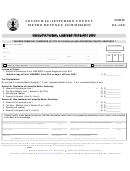 Form Ol-3ez - Occupational License Fees Return