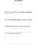 Patient Authorization Form