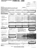 Form Oq - Oregon Quarterly Tax Report - 2000 Printable pdf