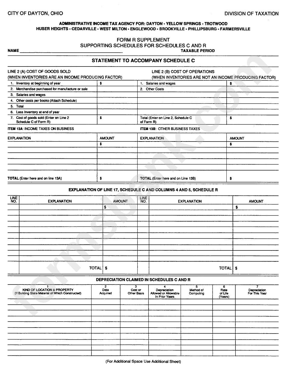 form-r-supplement-supporting-schedules-for-schedules-c-and-r