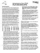 Form Tt-102-i - Instructions - New York State Resident Affidavit