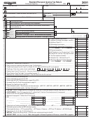 Arizona Form 140 - Resident Personal Income Tax Return - 2001
