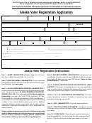 Alaska Voter Registration Application
