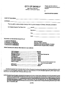 Monthly State Tax Return - City Of Shively