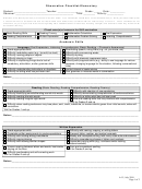 Observation Checklist-elementary - City Of Ionia - 2010