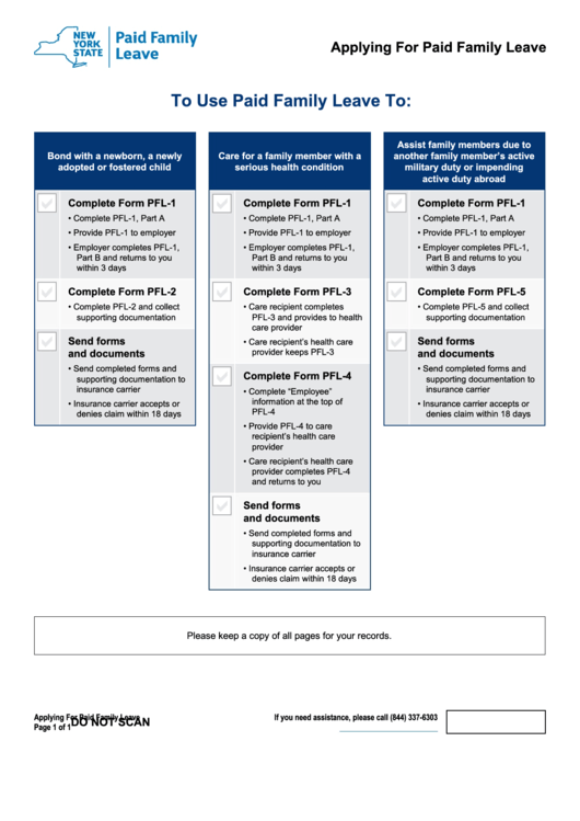 Paid Family Leave Form Printable Printable Forms Free Online