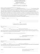 Consent To Service Of Process - Vermont Securities Division