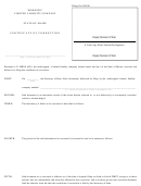Form Mllc-17 - Certificate Of Correction - Maine Domestic Limited Liability Company