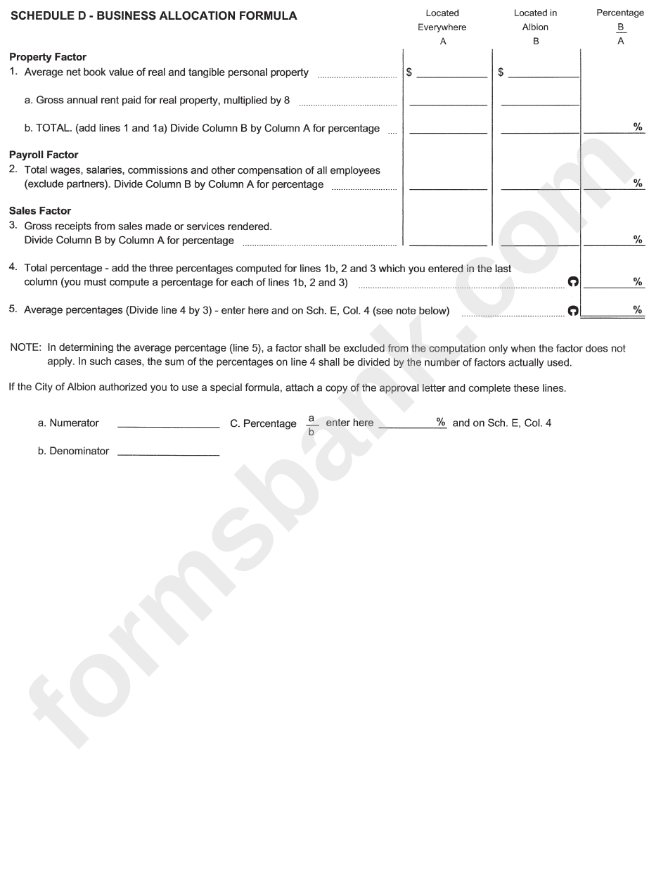 Form Al-1065 - Albion Partnership Income Tax Return - 2003