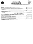Schedules E And F - Rental Income Or Loss And Credit For Taxes Paid - Massachusetts Dept.of Revenue - 2003