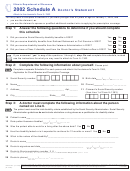 Form Il -1363 - Schedule A - Doctor's Statement - 2002