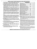 Annual Sales Tax Return Instructions And Worksheet Printable pdf
