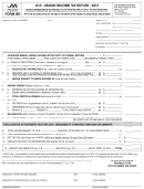 Form Br - Mason Income Tax Return - 2015