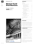 Publication 564 - Mutual Fund Distributions - Internal Revenue Service - 2009