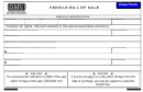 Form Stk# 300159 - Vehicle Bill Of Sale - Oregon Department Of Transportation