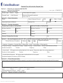 Standard Prior Authorization Request Form - United Healthcare