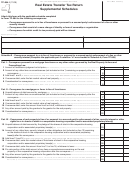 Form Tp-584.1 - Real Estate Transfer Tax Return - Supplemental Schedules - New York State Department Of Taxation