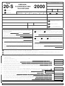 Form 20-s - Oregon S Corporation Tax Return - 2000