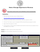 Form It560 - Individual/fiduciary Worksheet - State Of Georgia Department Of Revenue