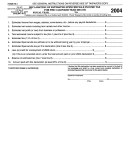 Form Sd-1 - Declaration Of Estimated Spencerville Income Tax - Spencerville Income Tax Dept. - 2004 Printable pdf