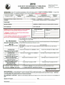 New Business License Application - County Of Henrico, Virginia Department Of Finance - 2010