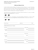 Reference Release Form - Oregon Military Department