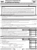 Fillable California Form 5805 - Underpayment Of Estimated Tax By Individuals And Fiduciaries - 2010 Printable pdf