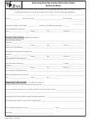 Form Dhec 3441 - Swimming Pool/spa Facility Information Sheet