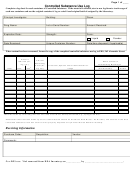 Controlled Substance Use Log