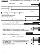 Form 99t - Arizona Exempt Organization Business Income Tax Return - 2003
