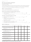 Form 3307 - Sbt Loss Adjustment Worksheet For The Small Business Credit - 1999