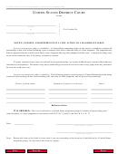 Form Ao 85 - Notice, Consent, And Reference Of A Civil Action To A Magistrate Judge - United States District Court