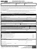 Form Htse108fr - Immunization Record For Students Attending Post-secondary Schools In Minnesota