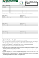 Rma Form 1 - Rma Request Form