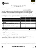 Form Iufc - Infrastructure User Fee Credit - Montana Department Of Revenue - 2010