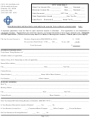 Business Registration And Retail Sales Tax Application Form - 2011