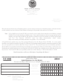 Form St-18b - Annual Business Use Tax Return - 2010