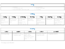 Daily, Weekly, Monthly Cleaning Schedule Printable pdf