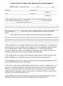 Cash Lease Of Farm Land, Buildings And Equipment Template