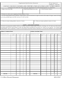Form Opm-1170/17 - List Of College Courses And Certification Of Scholastic Achievement