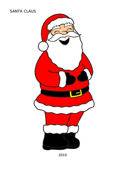 Santa Claus Coloring Sheet